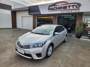 Leia mais sobre o artigo Corolla GLI 1.8 Aut. couro, multimidia e baixa km. Ano 2015